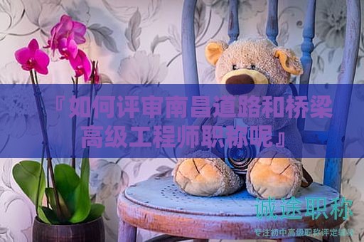 『如何評(píng)審南昌道路和橋梁高級(jí)工程師職稱(chēng)呢』