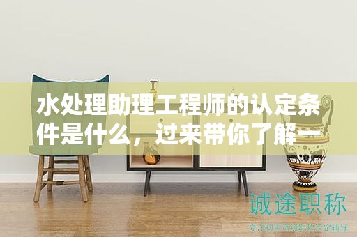 2024年水處理助理工程師的認定條件是什么，過來帶你了解一下