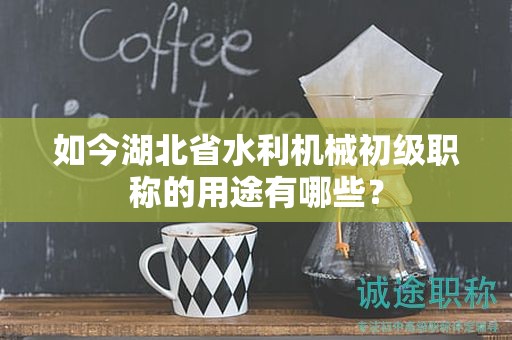 如今湖北省水利機械初級職稱的用途有哪些？