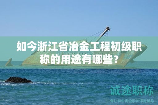 如今浙江省冶金工程初級(jí)職稱的用途有哪些？