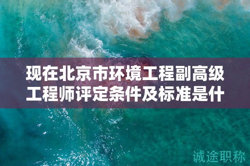 現(xiàn)在北京市環(huán)境工程副高級(jí)工程師評(píng)定條件及標(biāo)準(zhǔn)是什么？