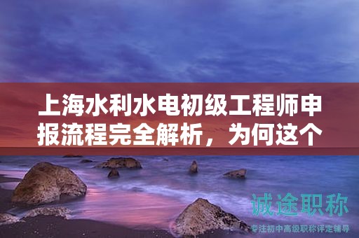 上海水利水電初級工程師申報(bào)流程完全解析，為何這個(gè)流程這么重要？