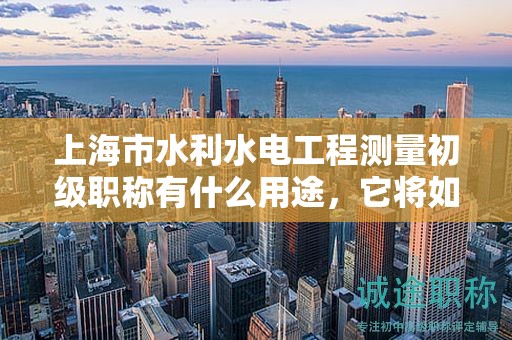 上海市水利水電工程測量初級職稱有什么用途，它將如何推動你的職業(yè)生涯？