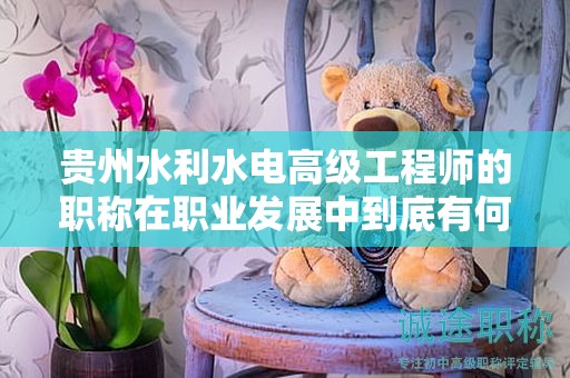 貴州水利水電高級(jí)工程師的職稱(chēng)在職業(yè)發(fā)展中到底有何實(shí)際用途？