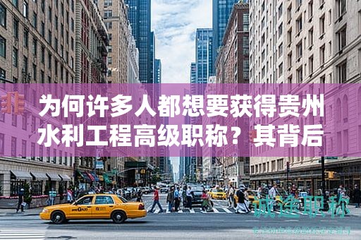 為何許多人都想要獲得貴州水利工程高級職稱？其背后的真實用途是什么？