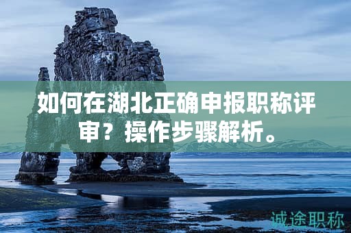 如何在湖北正確申報職稱評審？操作步驟解析。