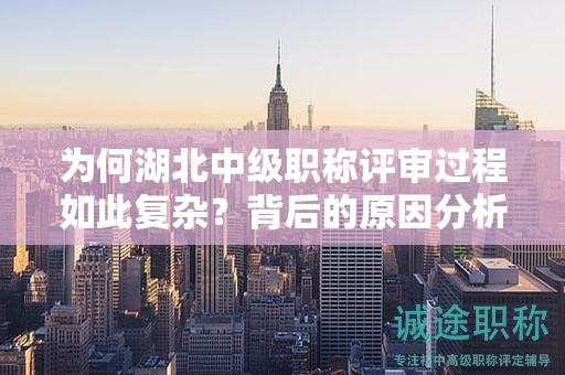 為何湖北中級職稱評審過程如此復(fù)雜？背后的原因分析。