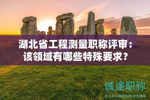 湖北省工程測量職稱評審：該領(lǐng)域有哪些特殊要求？