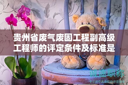 貴州省廢氣廢固工程副高級(jí)工程師的評(píng)定條件及標(biāo)準(zhǔn)是什么？