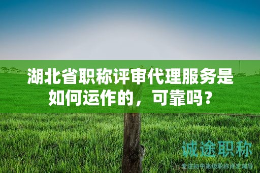 湖北省職稱評審代理服務(wù)是如何運(yùn)作的，可靠嗎？