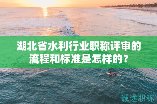 湖北省水利行業(yè)職稱評審的流程和標準是怎樣的？