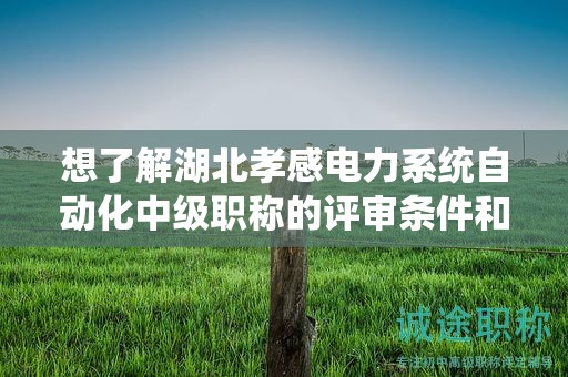 想了解湖北孝感電力系統(tǒng)自動化中級職稱的評審條件和材料嗎？