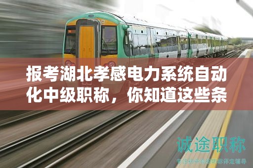 報(bào)考湖北孝感電力系統(tǒng)自動(dòng)化中級(jí)職稱，你知道這些條件和要求嗎？