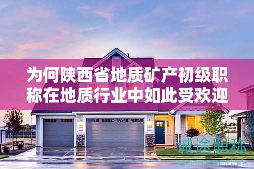 為何陜西省地質(zhì)礦產(chǎn)初級(jí)職稱在地質(zhì)行業(yè)中如此受歡迎？