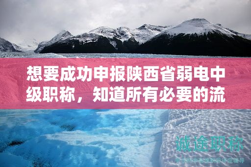 想要成功申報(bào)陜西省弱電中級職稱，知道所有必要的流程步驟了嗎？