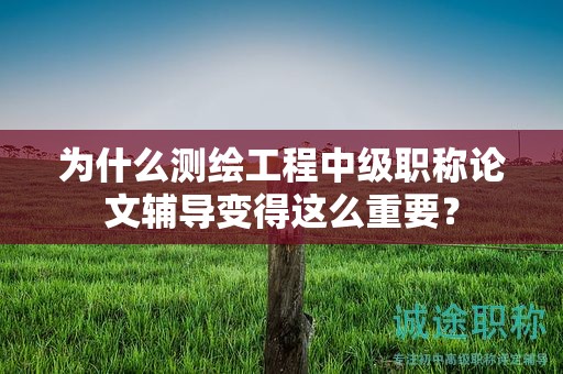 為什么測(cè)繪工程中級(jí)職稱(chēng)論文輔導(dǎo)變得這么重要？