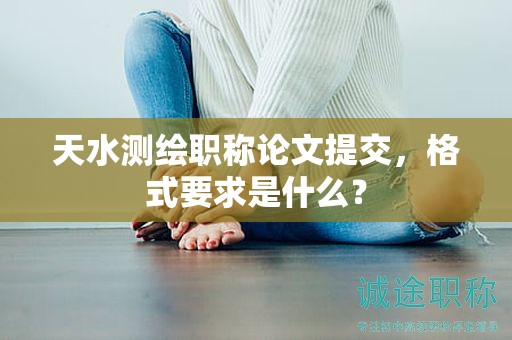 天水測繪職稱論文提交，格式要求是什么？