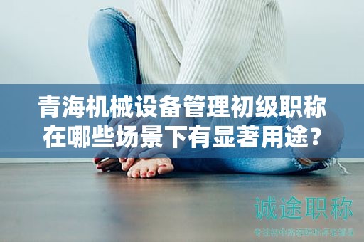 青海機(jī)械設(shè)備管理初級(jí)職稱(chēng)在哪些場(chǎng)景下有顯著用途？