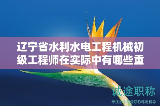 遼寧省水利水電工程機(jī)械初級(jí)工程師在實(shí)際中有哪些重要用途？