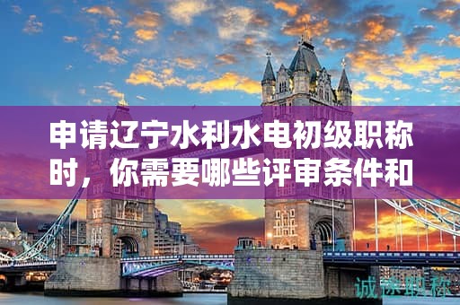 申請遼寧水利水電初級職稱時，你需要哪些評審條件和材料？