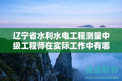 遼寧省水利水電工程測量中級工程師在實(shí)際工作中有哪些重要作用？