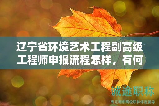 遼寧省環(huán)境藝術(shù)工程副高級(jí)工程師申報(bào)流程怎樣，有何關(guān)鍵環(huán)節(jié)需要注意？