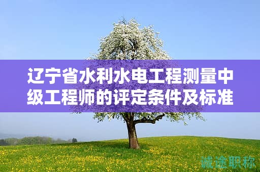遼寧省水利水電工程測量中級工程師的評定條件及標準是怎樣的？