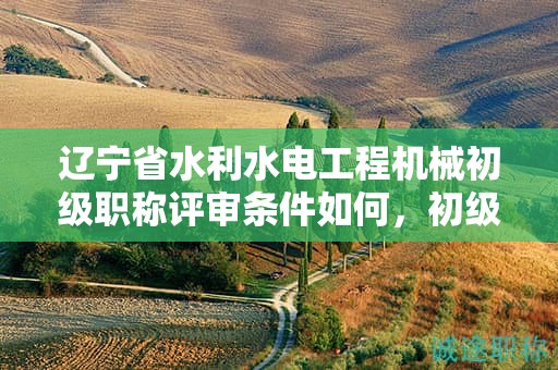 遼寧省水利水電工程機械初級職稱評審條件如何，初級和中級有何不同？