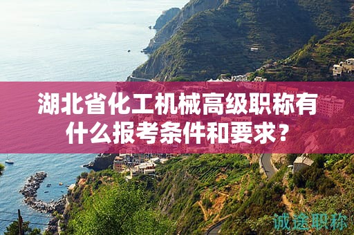 湖北省化工機(jī)械高級(jí)職稱有什么報(bào)考條件和要求？
