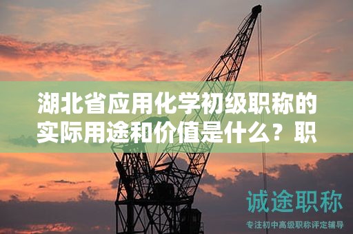 湖北省應(yīng)用化學(xué)初級(jí)職稱(chēng)的實(shí)際用途和價(jià)值是什么？職業(yè)發(fā)展意義如何？