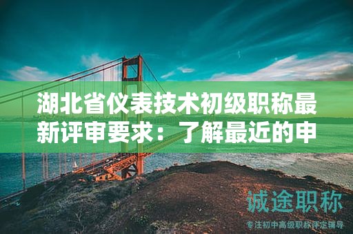 湖北省儀表技術(shù)初級職稱最新評審要求：了解最近的申報動態(tài)！