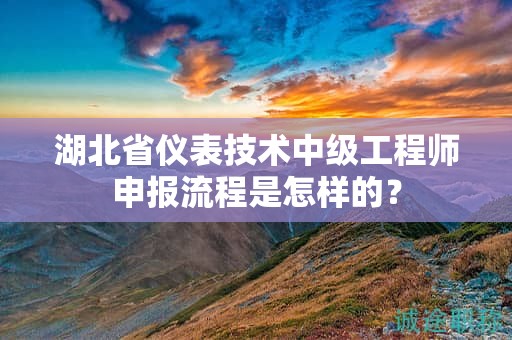 湖北省儀表技術(shù)中級(jí)工程師申報(bào)流程是怎樣的？