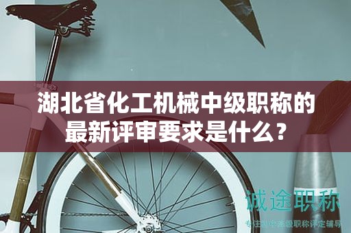 湖北省化工機(jī)械中級(jí)職稱(chēng)的最新評(píng)審要求是什么？