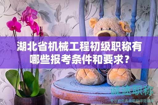 湖北省機(jī)械工程初級(jí)職稱有哪些報(bào)考條件和要求？