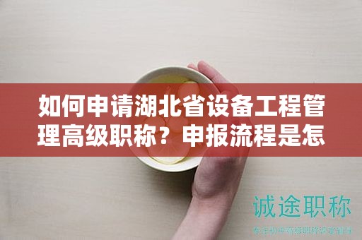 如何申請(qǐng)湖北省設(shè)備工程管理高級(jí)職稱？申報(bào)流程是怎樣的？