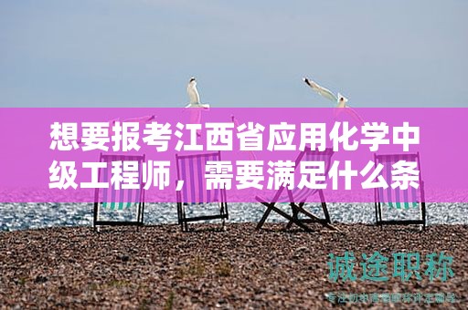 想要報(bào)考江西省應(yīng)用化學(xué)中級(jí)工程師，需要滿足什么條件和要求？