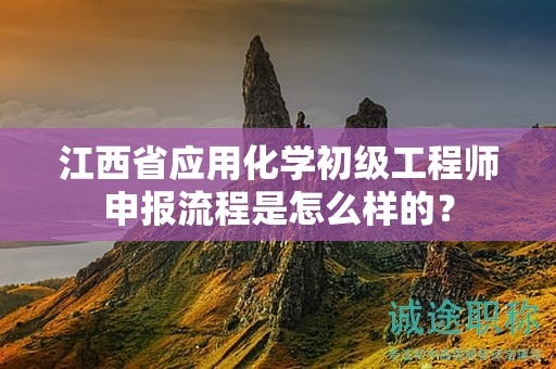 江西省應(yīng)用化學(xué)初級(jí)工程師申報(bào)流程是怎么樣的？