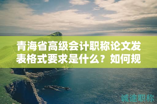 青海省高級(jí)會(huì)計(jì)職稱(chēng)論文發(fā)表格式要求是什么？如何規(guī)范撰寫(xiě)？