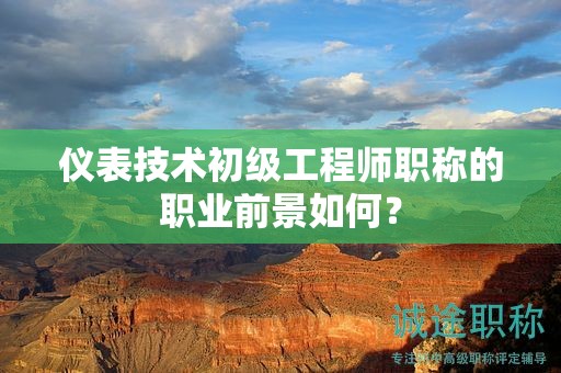 儀表技術(shù)初級工程師職稱的職業(yè)前景如何？