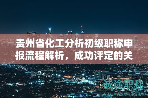 貴州省化工分析初級職稱申報流程解析，成功評定的關鍵