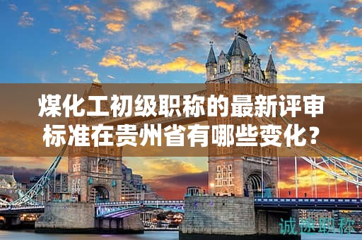 煤化工初級(jí)職稱的最新評(píng)審標(biāo)準(zhǔn)在貴州省有哪些變化？