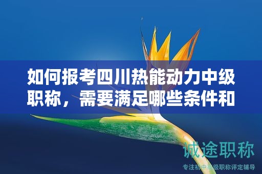 如何報(bào)考四川熱能動(dòng)力中級(jí)職稱，需要滿足哪些條件和要求？