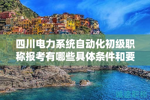 四川電力系統(tǒng)自動(dòng)化初級(jí)職稱報(bào)考有哪些具體條件和要求？