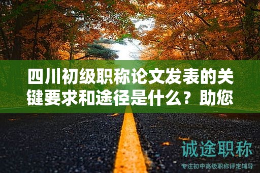 四川初級(jí)職稱(chēng)論文發(fā)表的關(guān)鍵要求和途徑是什么？助您成功發(fā)表論文