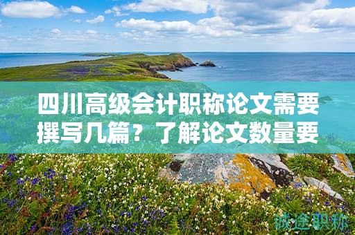 四川高級會計(jì)職稱論文需要撰寫幾篇？了解論文數(shù)量要求和注意事項(xiàng)