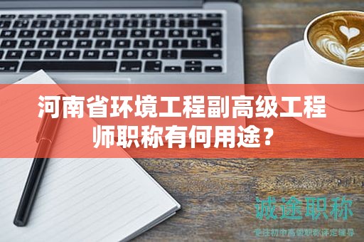 河南省環(huán)境工程副高級工程師職稱有何用途？