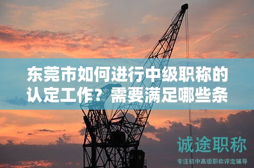 東莞市如何進(jìn)行中級(jí)職稱的認(rèn)定工作？需要滿足哪些條件和要求？