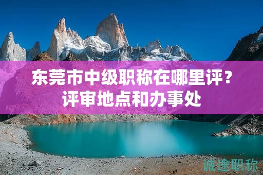 東莞市中級(jí)職稱在哪里評(píng)？評(píng)審地點(diǎn)和辦事處