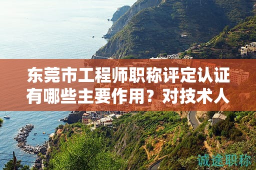 東莞市工程師職稱評定認證有哪些主要作用？對技術(shù)人員意味著什么？