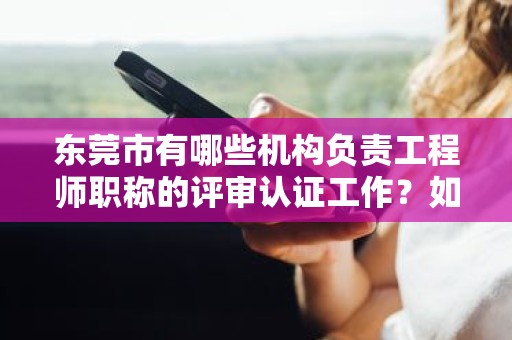 東莞市有哪些機(jī)構(gòu)負(fù)責(zé)工程師職稱的評(píng)審認(rèn)證工作？如何了解情況？